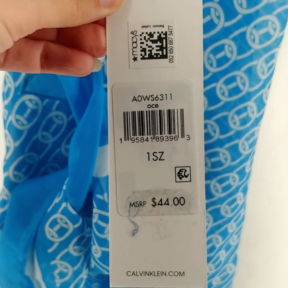 Calvin Klein Ocean Blue Scarf